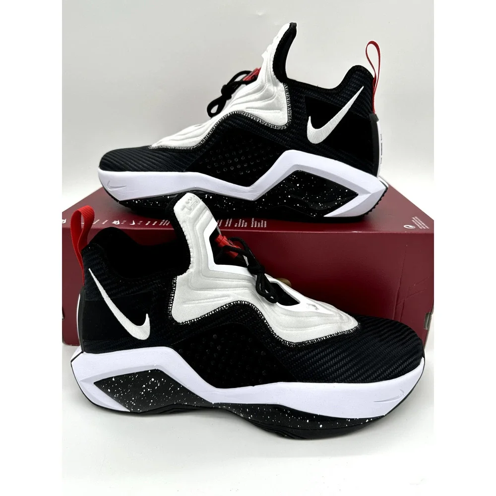 Nike Lebron Soldier 14 XIV men's size 13 Black White Basketball shoes CK6024 002